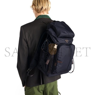 PRADA SPEEDROCK RE-NYLON AND LEATHER BACKPACK 2VZ123 (46*28*22cm) PRADA SPEEDROCK RE-NYLON AND LEATHER BACKPACK 2VZ123 (46*28*22cm)